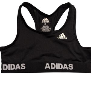 2/$20 Adidas Black and White Logo Sports Bra